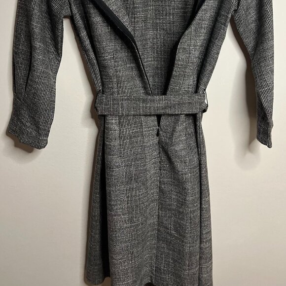 H & M Plaid Tie Dress Size S - Picture 5 of 8